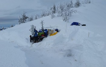 Snow with an NSF Doppler on Wheels